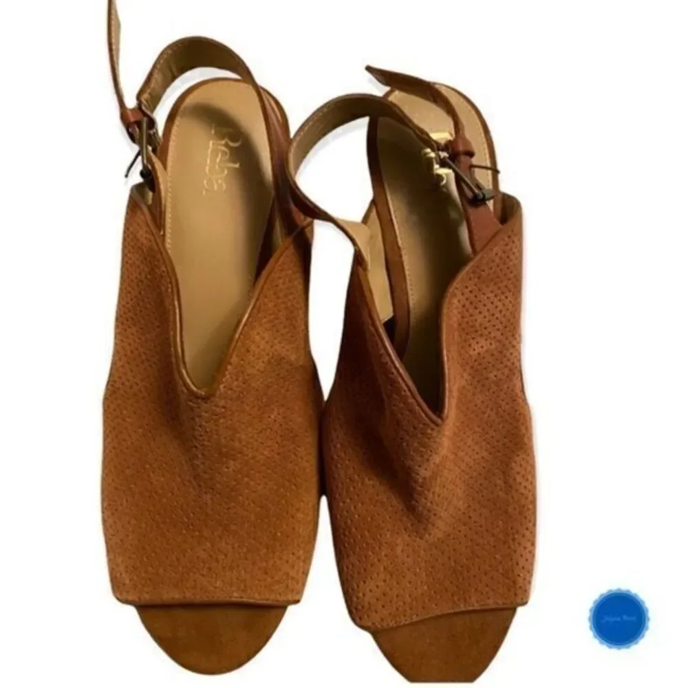 REBA Brown Wedge Platform